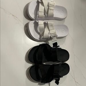 Chaco Womens Sandals - Black and White